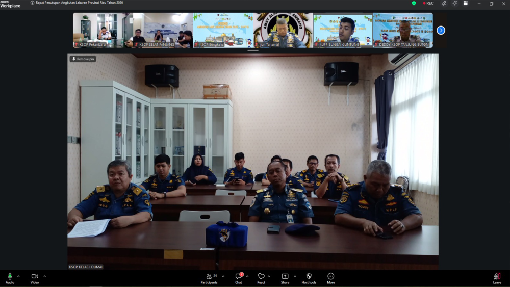 PENUTUPAN POSKO ANGKUTAN LEBARAN TAHUN 2026 (1447 H) PROVINSI RIAU