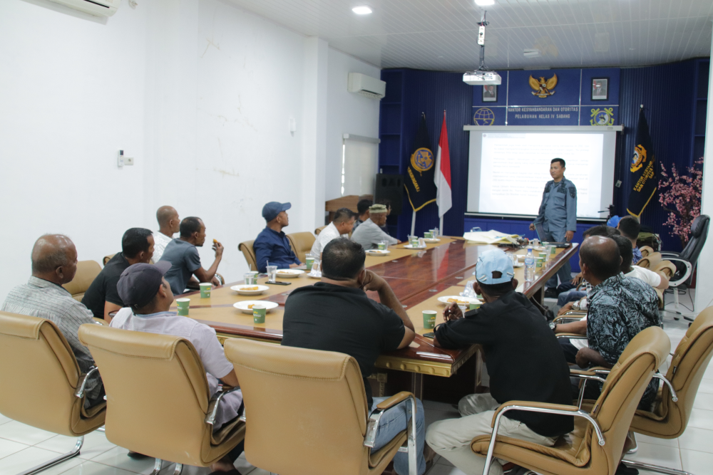 KSOP Kelas IV Sabang Kembali Menggelar Pelatihan SKK 60 Mil