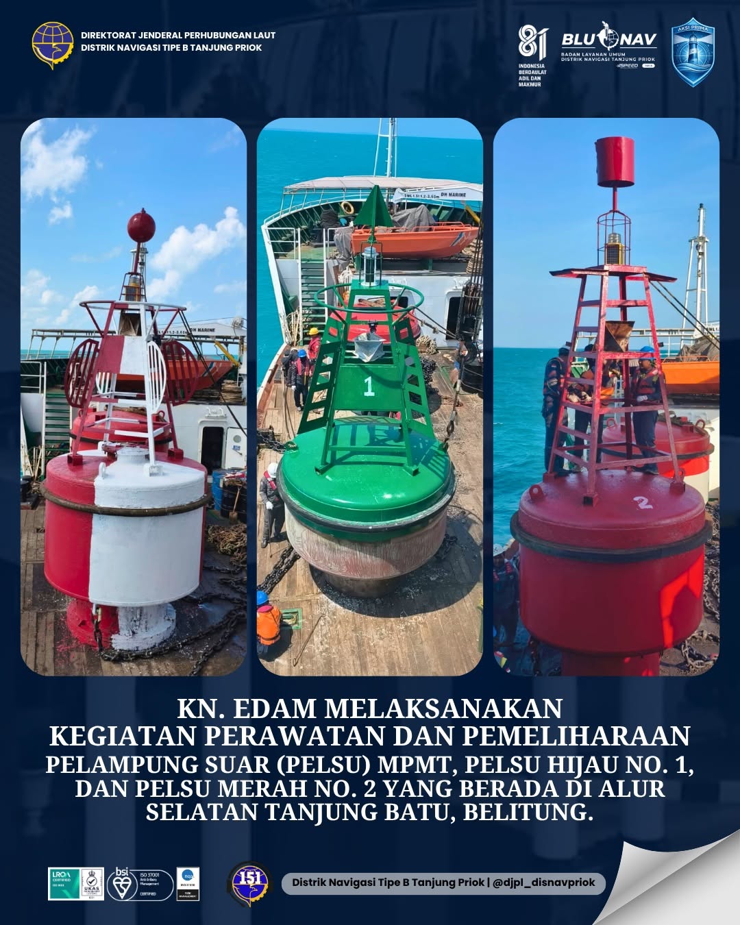 Menjaga Keandalan SBNP demi Keselamatan Pelayaran