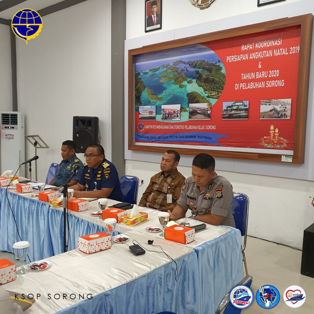 Rapat Persiapan Angkutan Laut Natal 2019 Dan Tahun Baru 2020