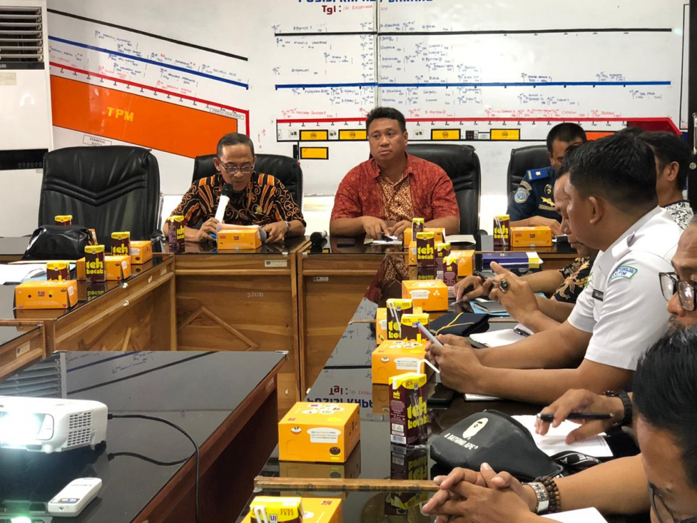 Rapat Persiapan Penyelenggaraan Angkutan Natal dan Tahun Baru (Nataru) 2019/2020 di Pelabuhan Makassar