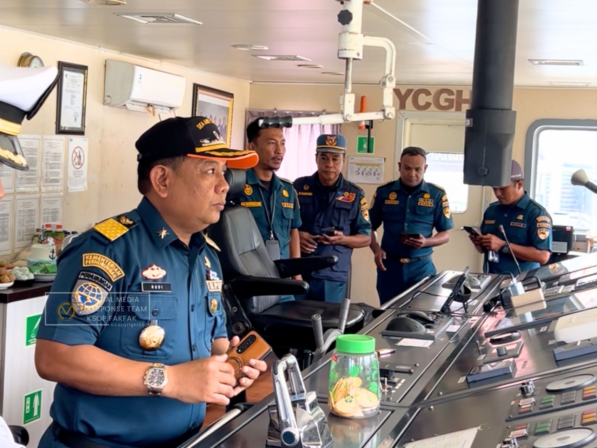 KSOP Kelas IV Fakfak Peringati Hari Pelaut Sedunia 2026 dengan Pembunyian Suling Kapal Serentak di KM. Sabuk Nusantara 96