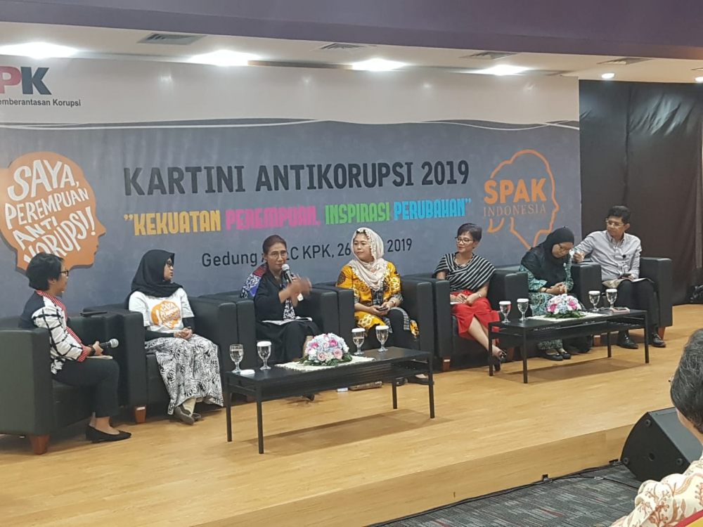 GIAT KARTINI ANTI KORUPSI 2019, KEMENHUB KOMIT CEGAH KORUPSI DAN GRATIFIKASI MELALUI OPTIMALISASI PERANA