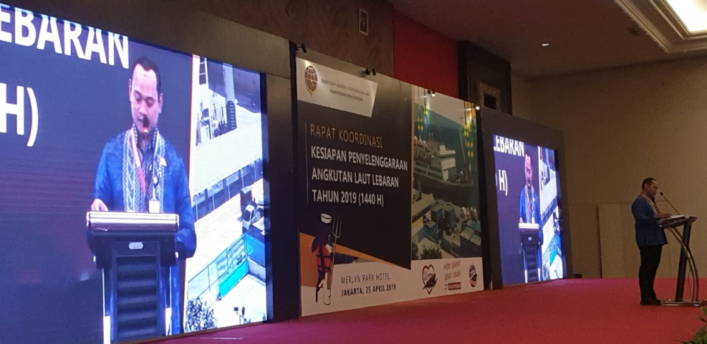 CIPTAKAN MUDIK SELAMAT GUYUB RUKUN, KEMENHUB GELAR RAKOR ANGKUTAN LAUT LEBARAN 2019 1440 H