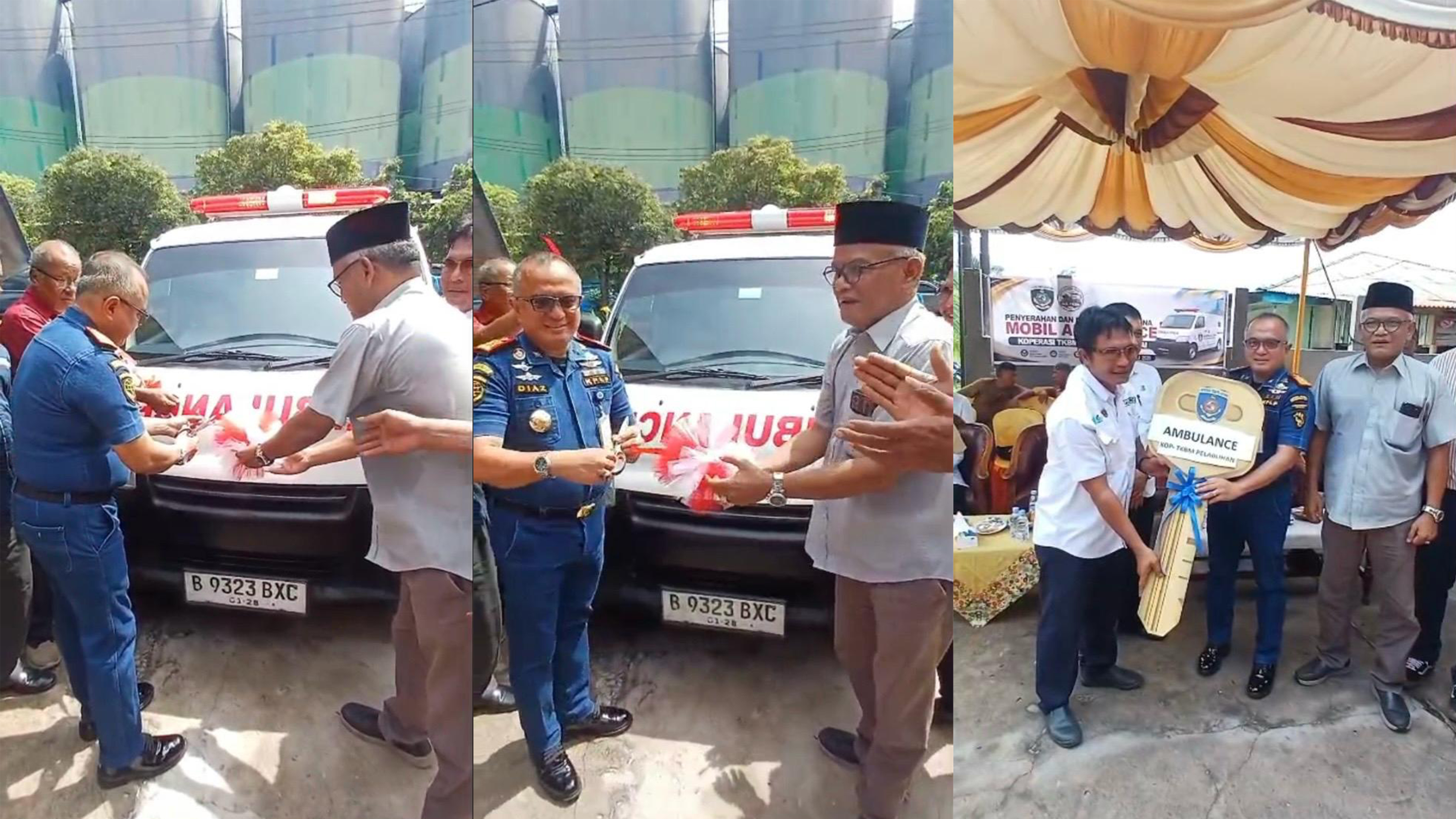 Kantor KSOP Kelas I Dumai menghadiri undangan Kegiatan Penyerahan dan Pemakaian Perdana Mobil Ambulance Koperasi TKBM Pelabuhan Dumai