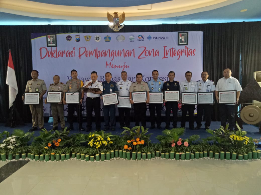 TIGA BELAS INSTITUSI DI KAWASAN PELABUHAN TANJUNG PERAK DEKLARASIKAN KOMITMEN BERSAMA PEMBANGUNAN ZONA I