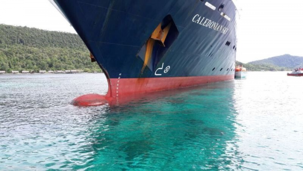 KEMENHUB DAN OTORITAS MARITIM NEGARA BAHAMA LAKUKAN JOINT INVESTIGATION KANDASNYA KAPAL MV. CALEDONIAN S