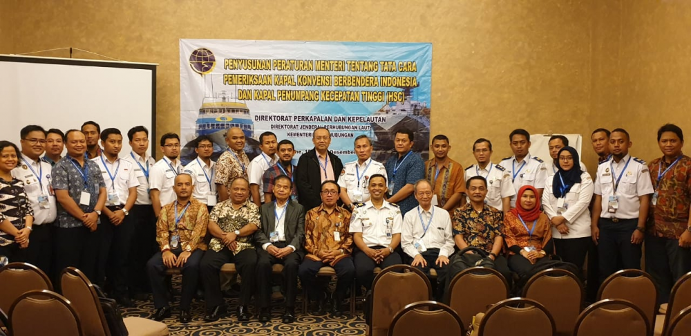 KEMENTERIAN PERHUBUNGAN SUSUN PERATURAN MENTERI TENTANG TATA CARA PEMERIKSAAN KAPAL KONVENSI DAN NON KON