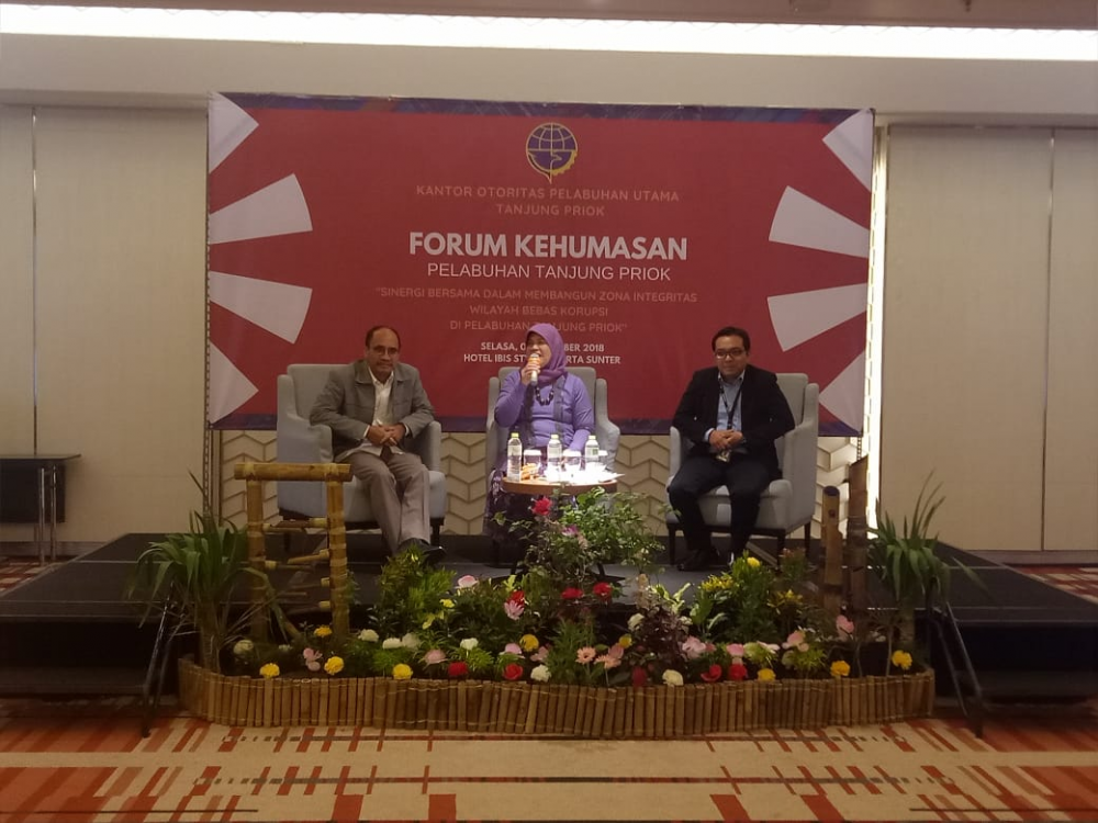 TINGKATKAN SINERGI DAN KOORDINASI DALAM MEMBANGUN ZONA INTEGRITAS, KANTOR OTORITAS PELABUHAN UTAMA TANJU