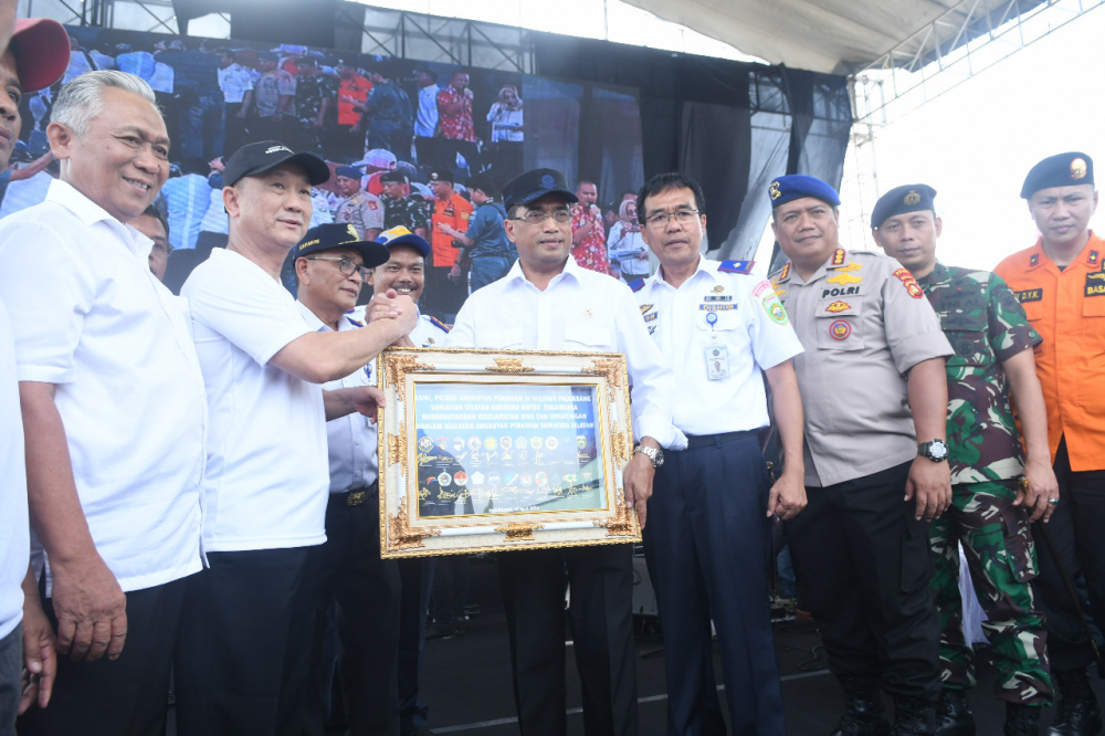 KOMITMEN TINGKATKAN KESELAMATAN PELAYARAN, KSOP PALEMBANG TERUS LAKUKAN SOSIALISASI KE MASYARAKAT