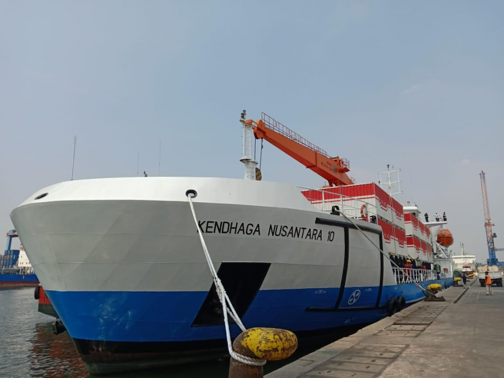 KAPAL KM. KENDHAGA NUSANTARA 10 SIAP LAYANI TRAYEK TOL LAUT DI KEPULAUAN RIAU