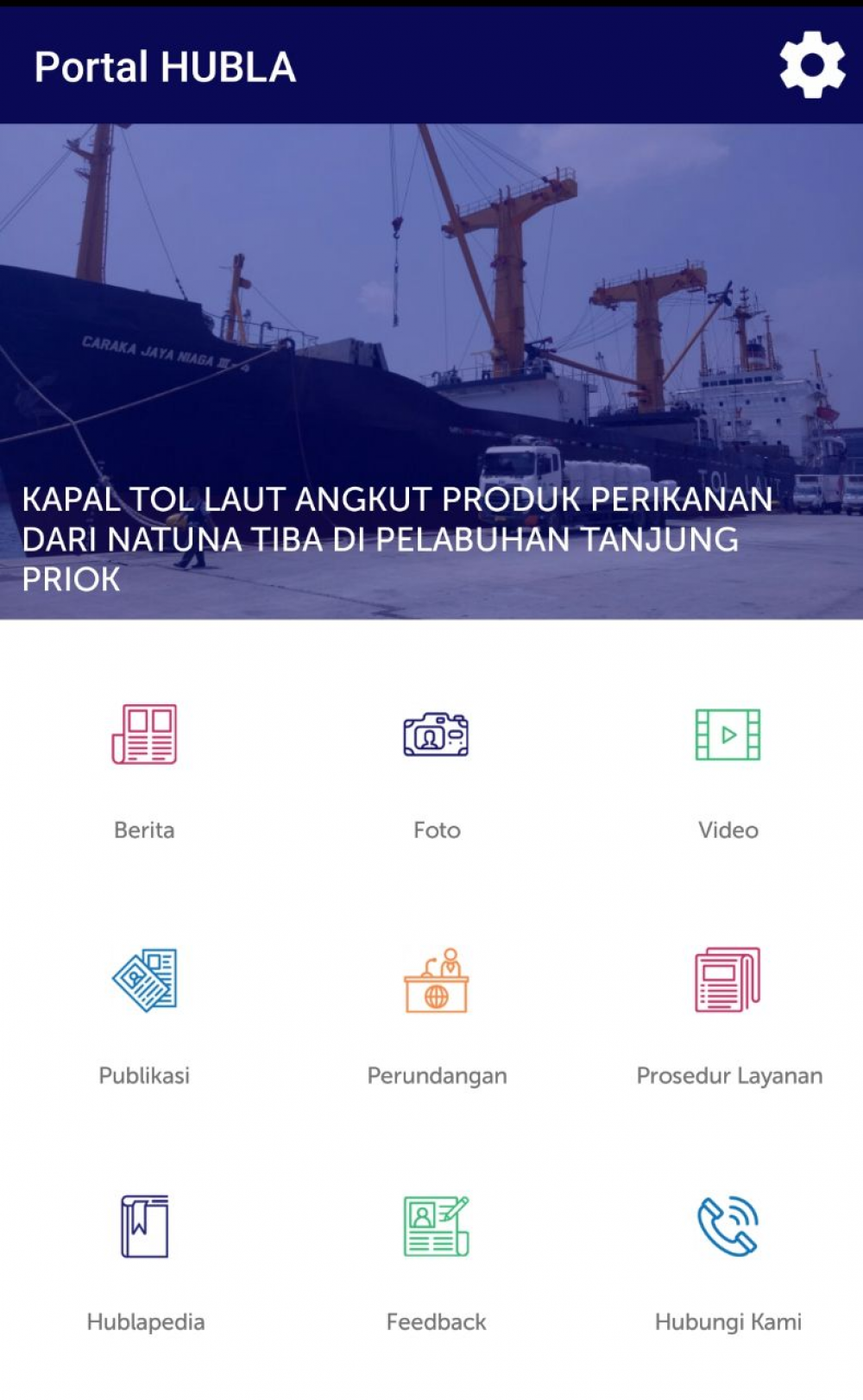 RANGKAIAN HARHUBNAS 2017, DITJEN PERHUBUNGAN LAUT LUNCURKAN MOBILE APPLICATION PORTAL PERHUBUNGAN LAUT