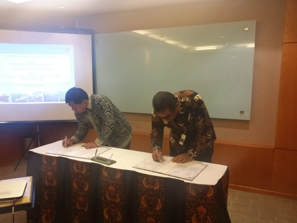 TANDA TANGAN MOU, DITJEN HUBLA DELEGASIKAN PELAKSANAAN SERTIFIKASI STATUTORIA KAPAL BERBENDERA INDONESIA
