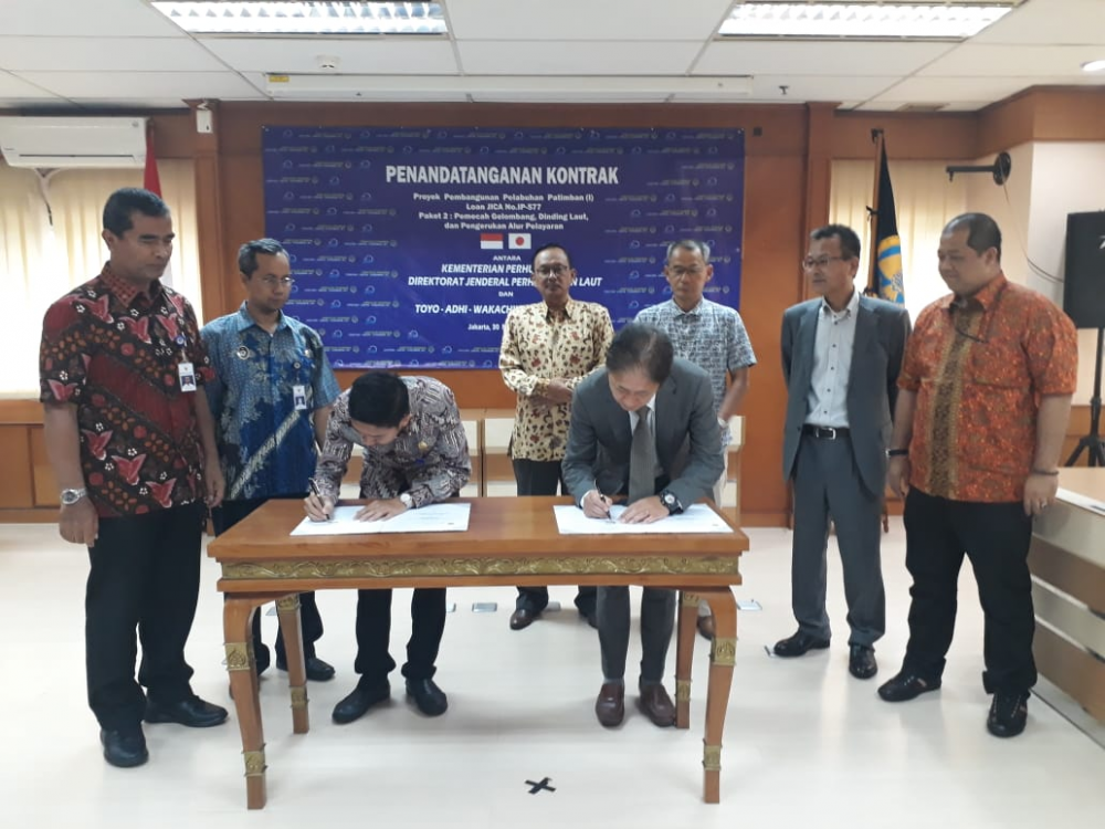 KONTRAK PAKET 2 PEMBANGUNAN PELABUHAN PATIMBAN DITANDATANGANI 30/11/201