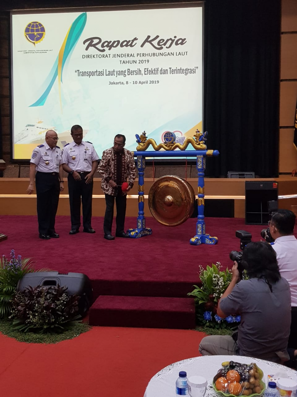 RAKER DITJEN HUBLA 2019, BEKERJA DENGAN HATI WUJUDKAN TRANSPORTASI LAUT YANG BERSIH, EFEKTIF DAN TERINTE