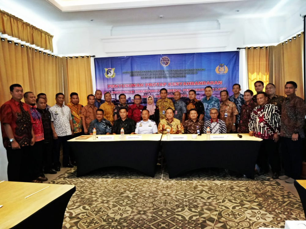 DITJEN HUBLA SELENGGARAKAN FGD PENYUSUNAN PROTAP BIDANG KESYAHBANDARAN
