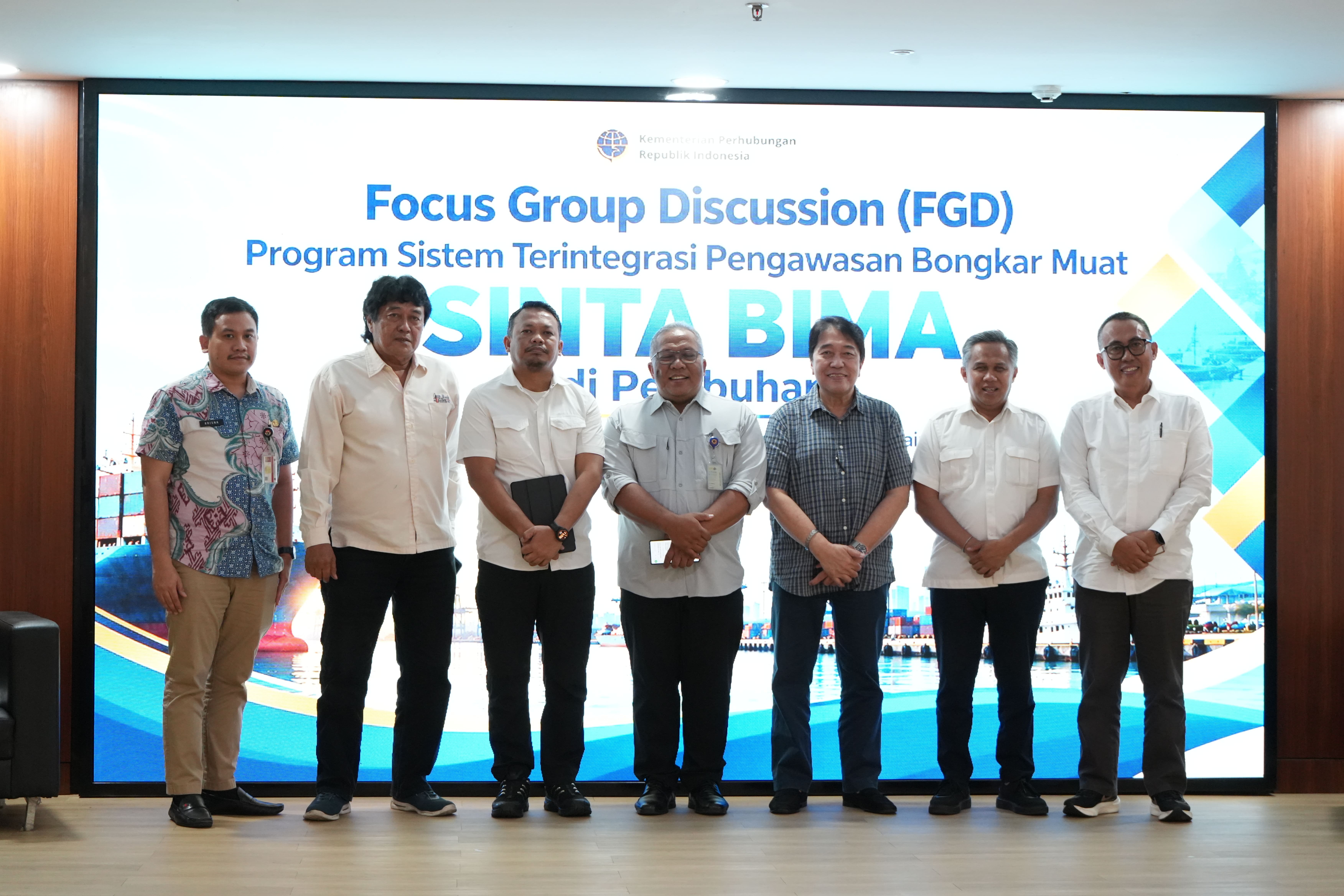 FGD Sosialisasi SINTA BIMA, Dorong Pengawasan Bongkar Muat Pelabuhan yang Transparan dan Terintegrasi
