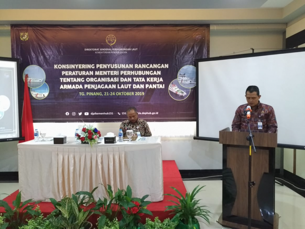 KEMENHUB RANCANG PERATURAN MENTERI TENTANG ORGANISASI DAN TATA KERJA ARMADA SEA AND COAST GUARD
