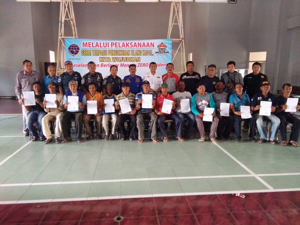 PERCEPATAN SERTIFIKASI KAPAL IKAN, KEMENHUB GELAR GERAI PENGUKURAN ULANG KAPAL IKAN DI CILACAP