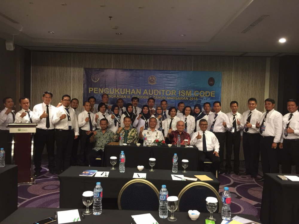 KEMENHUB TINGKATKAN KOMPETENSI AUDITOR ISM CODE 08/05/2018