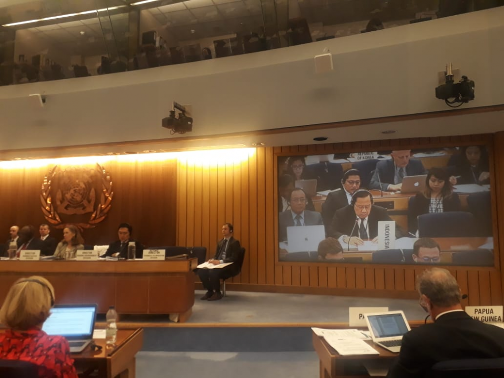 DELEGASI INDONESIA HADIRI SIDANG DEWAN IMO KE-121 DI LONDON 20/11/2018