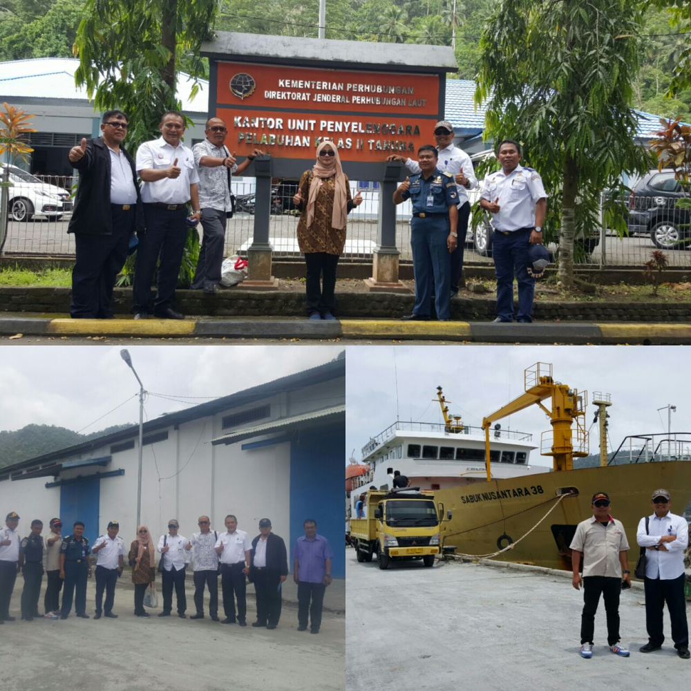 DITJEN HUBLA EVALUASI PERFORMA TRAYEK T-5 TOL LAUT DI PELABUHAN TAHUNA