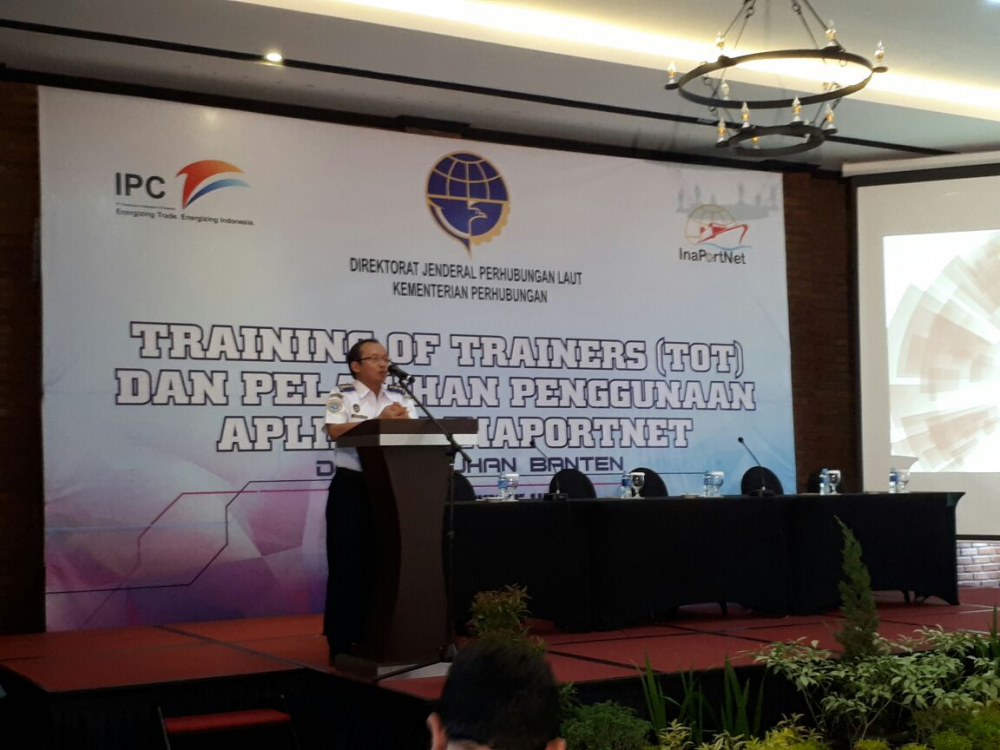 DITJEN HUBLA BERIKAN PELATIHAN APLIKASI INAPORTNET DI PELABUHAN BANTEN
