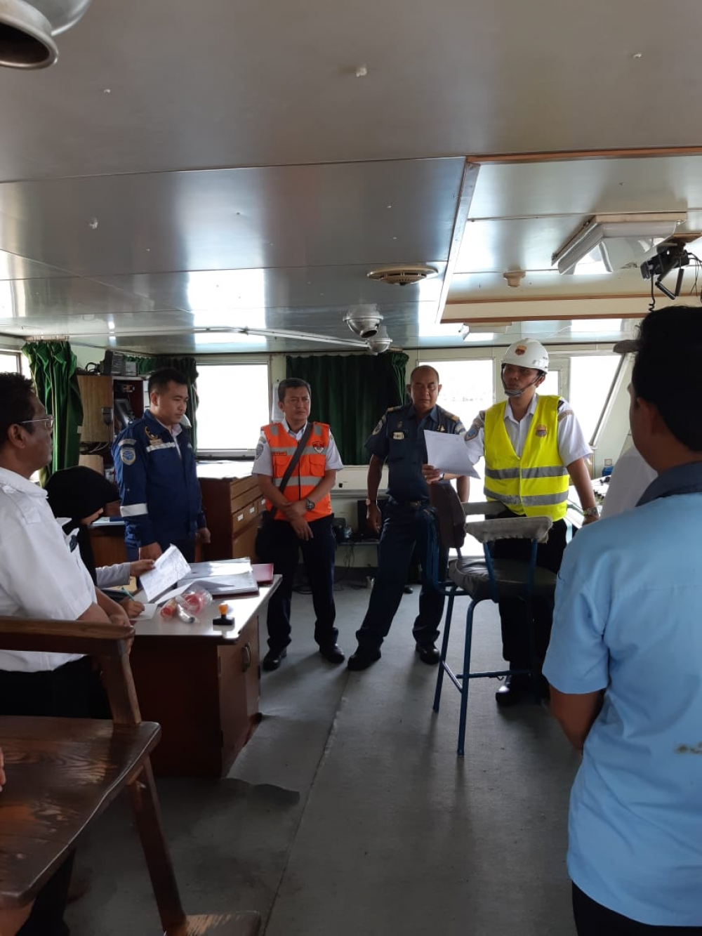 KEMENHUB UJI PETIK KELAIKLAUTAN KAPAL PENUMPANG ANGKUTAN LAUT NATAL DAN TAHUN BARU 2019 DI PELABUHAN PA