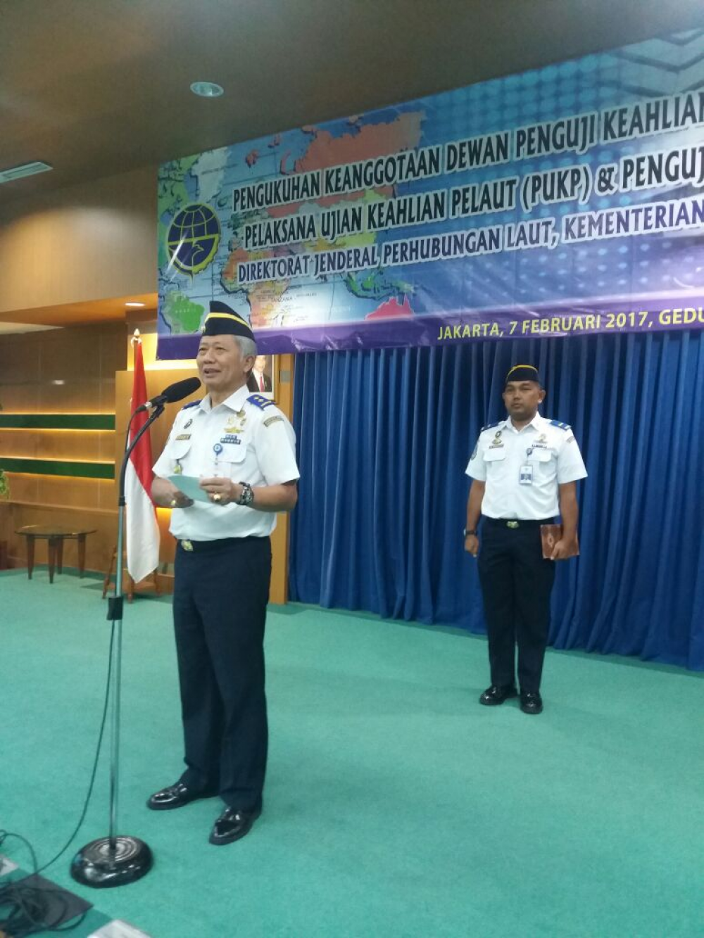 DIRJEN HUBLA KUKUHKAN ANGGOTA DEWAN PENGUJI KEAHLIAN PELAUT 07/02/2017