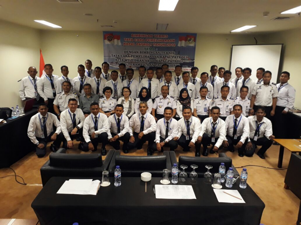 TINGKATKAN EFISIENSI PENGELOLAAN KAPAL PATROLI, KPLP SELENGGARAKAN BIMTEK PEMELIHARAAN KAPAL