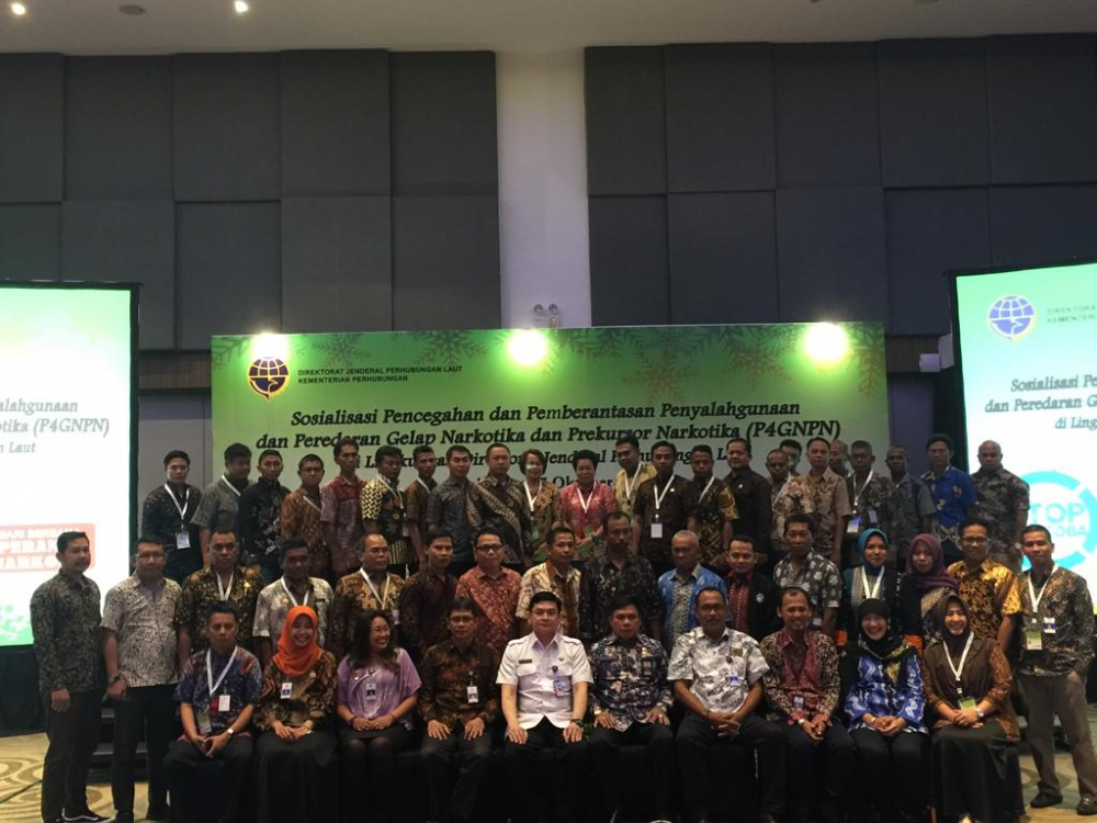 KEMENHUB GELAR SOSIALISASI ANTI NARKOBA BAGI ASN DI MAKASSAR 17/10/2019