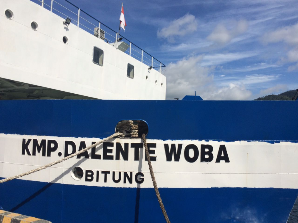 KEMENHUB RESMIKAN PELAYARAN PERDANA KMP DALENTE WOBA DI TAHUNA SULAWESI UTARA