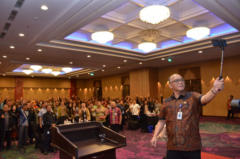 GELAR WORKSHOP KETERBUKAAN INFORMASI PUBLIK, HUMAS KEMENHUB SIAP SAMBUT REVOLUSI INDUSTRI 4.0