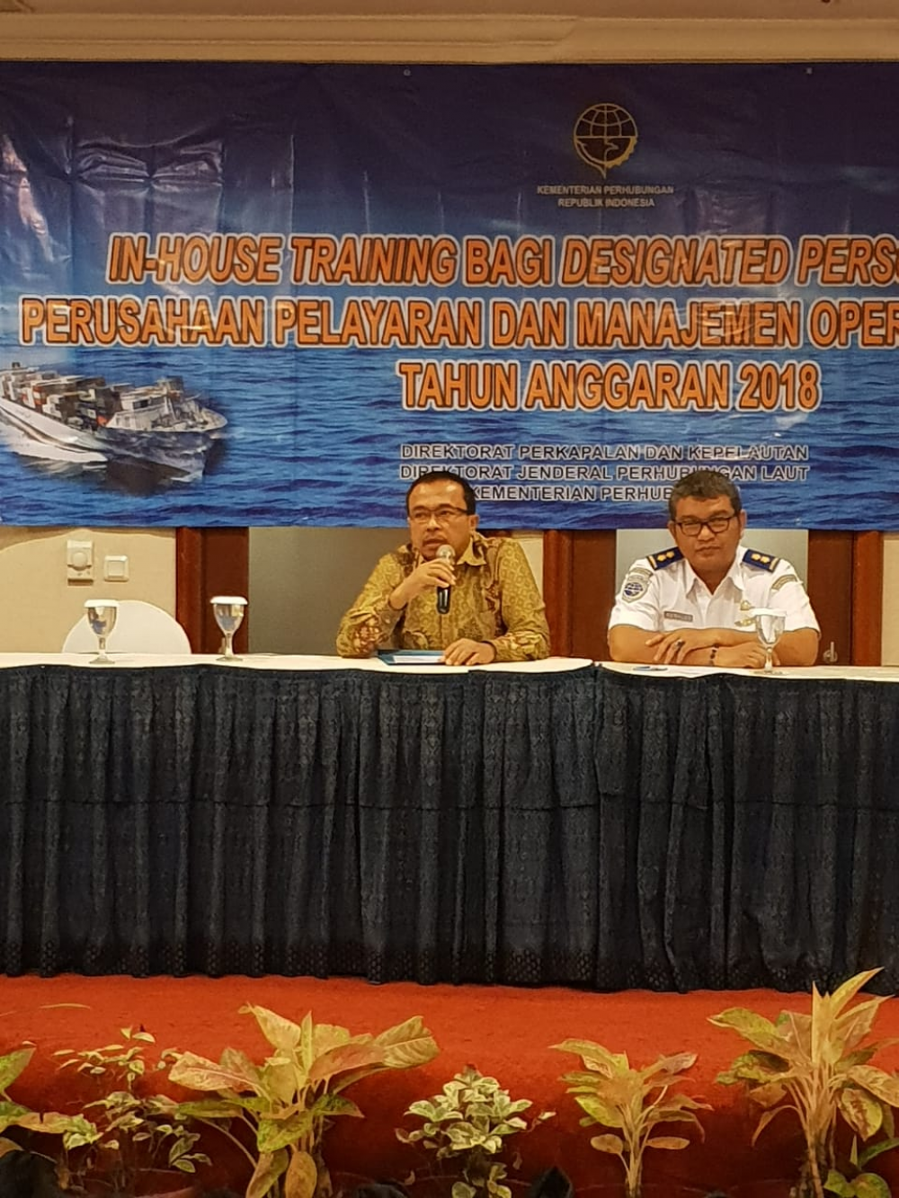 PENINGKATAN KESELAMATAN PELAYARAN, KEMENHUB BERIKAN PELATIHAN BAGI SDM PERKAPALAN
