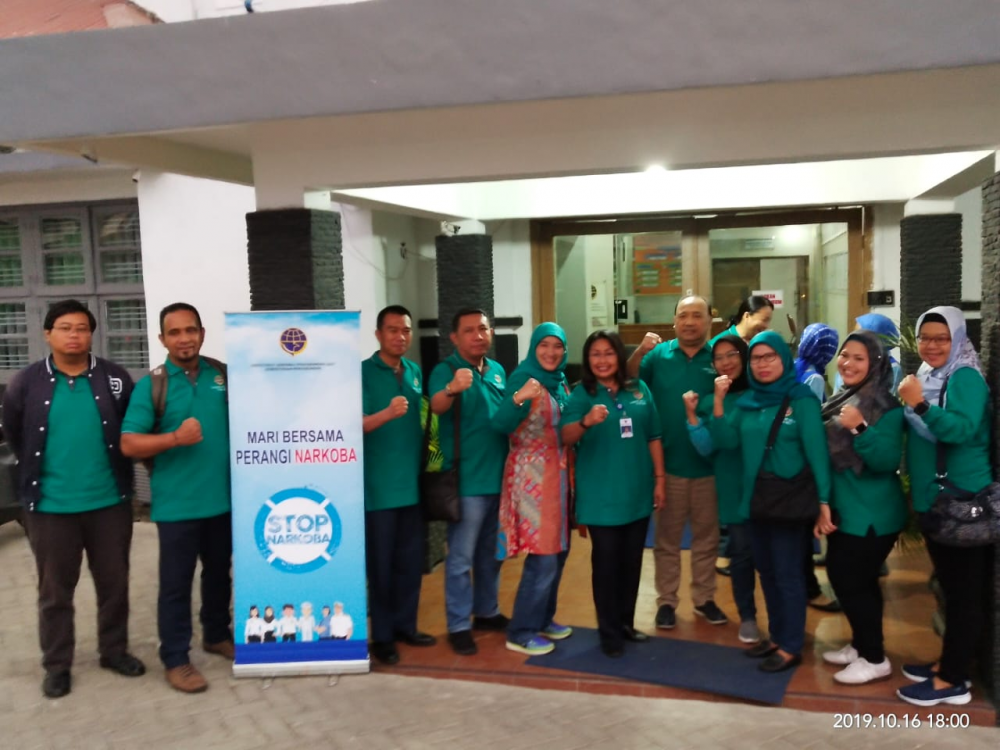 KEMENHUB GELAR KAMPANYE PERANGI NARKOBA DI MAKASSAR 17/10/2019