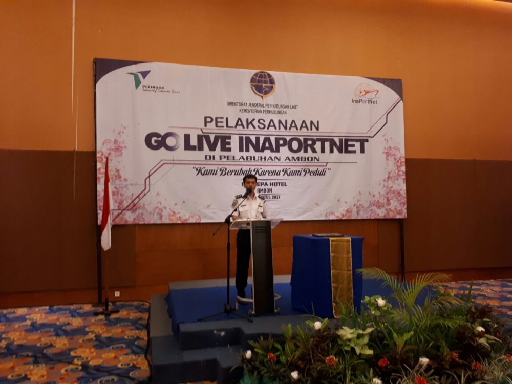 INAPORTNET PELABUHAN AMBON DILUNCURKAN 25/08/2017