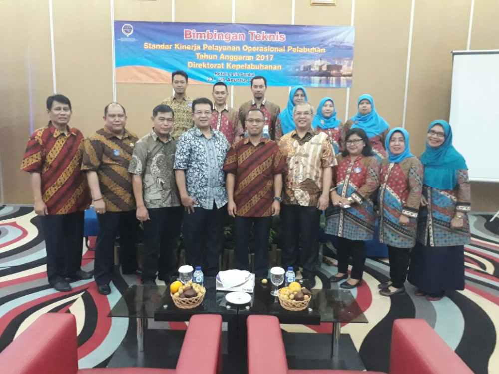 KEMENHUB GELAR BIMTEK STANDAR KINERJA PELAYANAN OPERASIONAL PELABUHAN