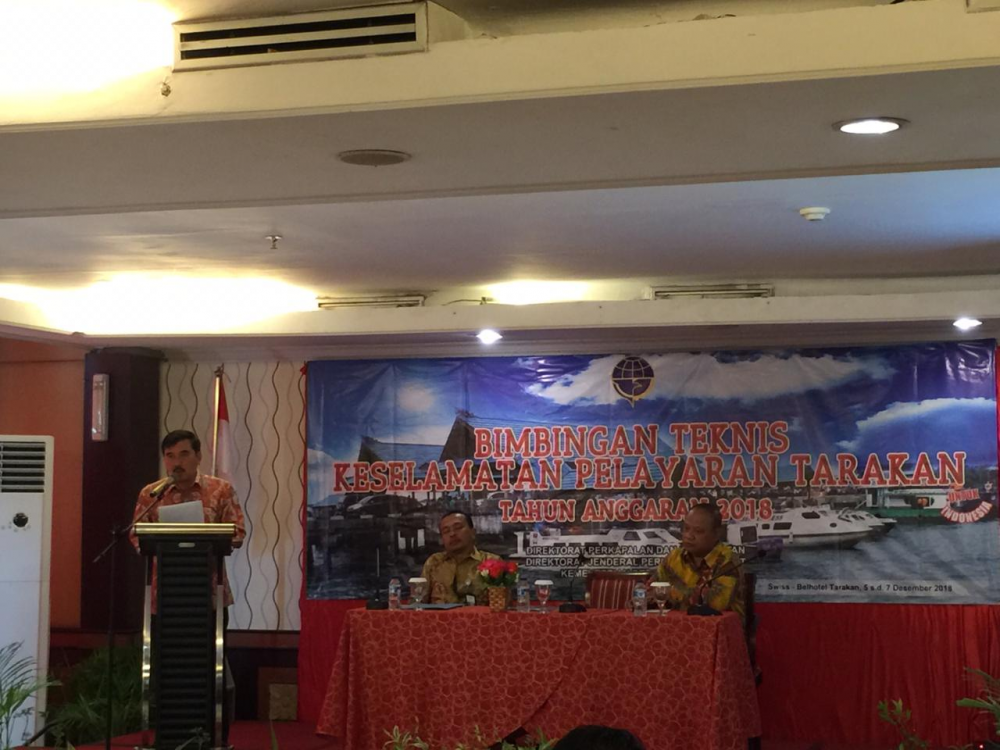 SEBAGAI PILOT PROJECT PELABUHAN, DITJEN HUBLA GELAR BIMTEK KESELAMATAN PELAYARAN DI PELABUHAN TARAKAN