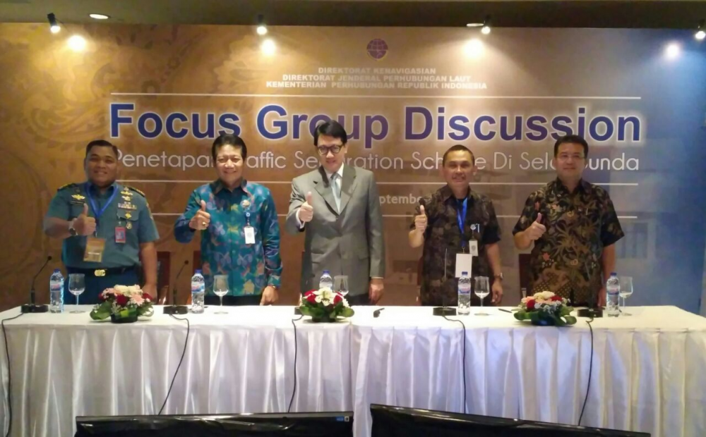 KEMENHUB GELAR FGD PENETAPAN TSS DI SELAT SUNDA 05/09/2017