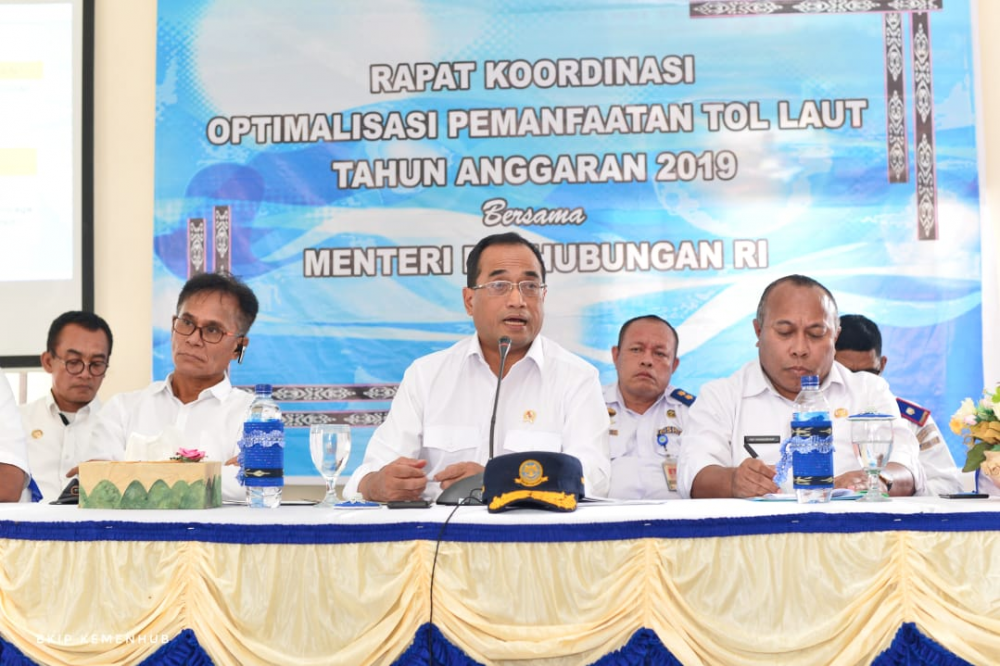 KEMENHUB APRESIASI PERAN SERTA PEMERINTAH DAERAH UNTUK TOL LAUT DI KORIDOR SULAWESI DAN MALUKU