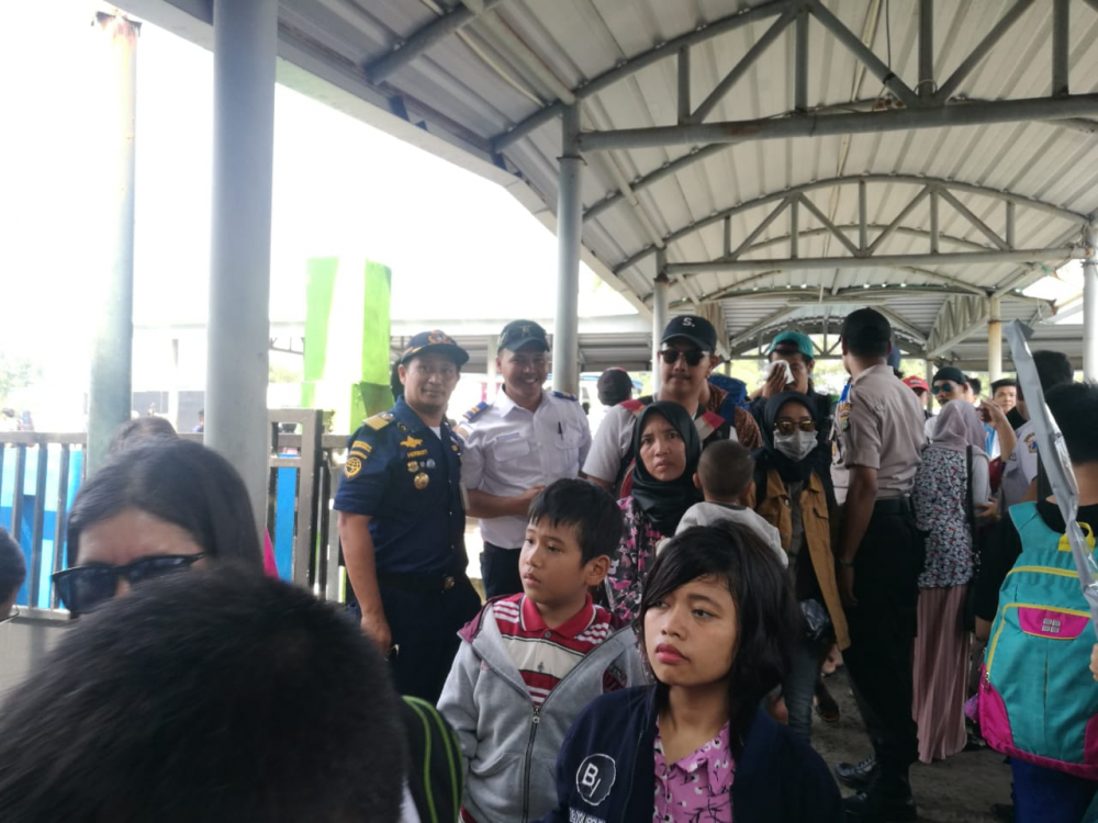 PUNCAK ARUS BALIK, 16.646 PENUMPANG KAPAL DIBERANGKATKAN DARI KEPULAUAN SERIBU