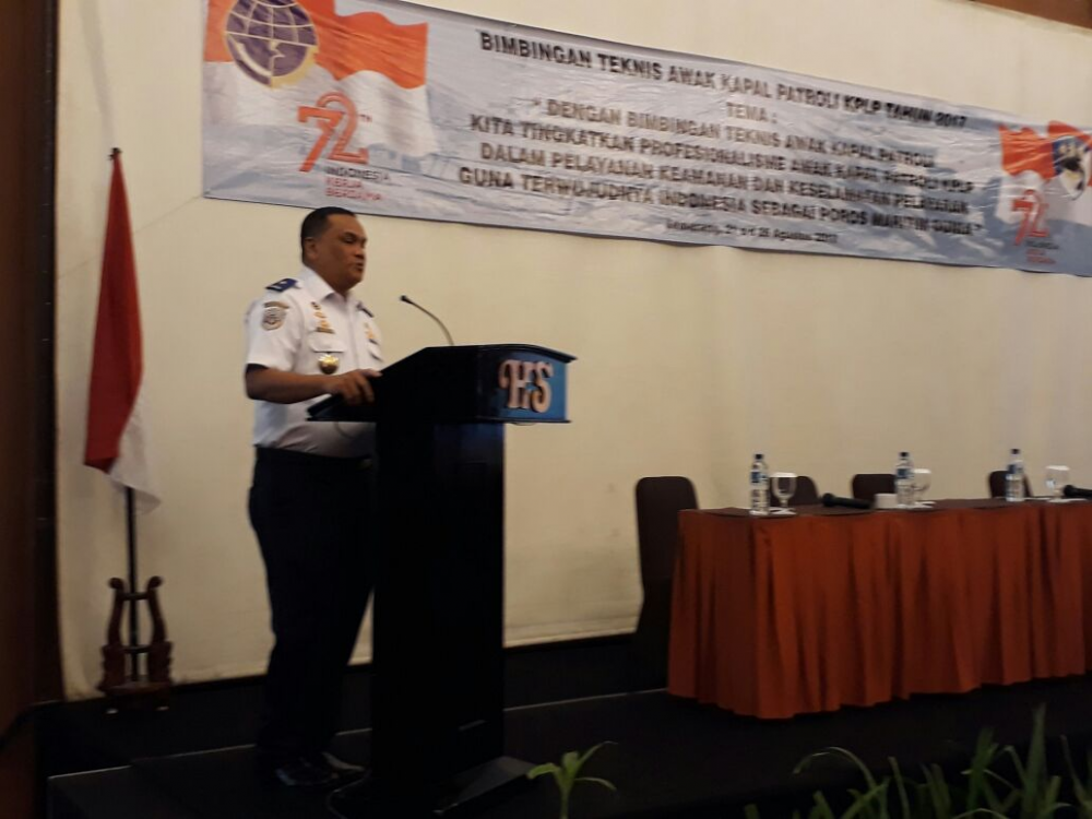 DITJEN HUBLA GELAR BIMTEK AWAK KAPAL PATROLI KPLP 22/08/2017