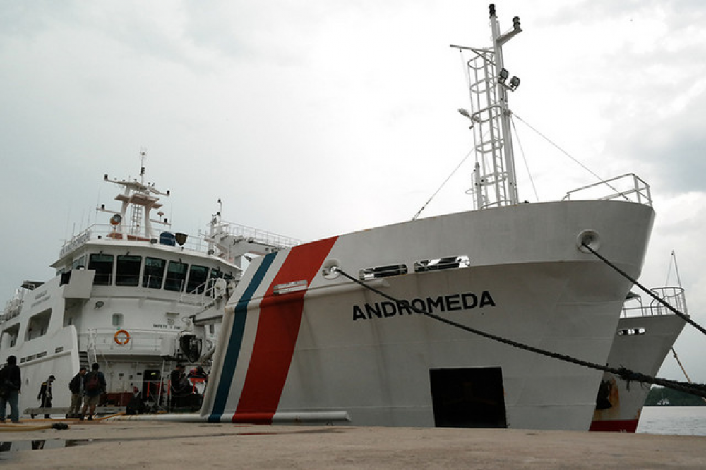 Kapal Negara Milik Ditjen Hubla Terus Bantu Pencarian Black Box Air Asia QZ8501
