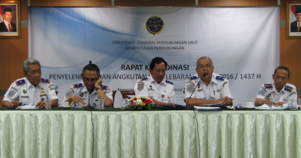 DITJEN HUBLA GELAR RAKOR KESIAPAN ANGKUTAN LAUT LEBARAN 2016/1437 H 02/