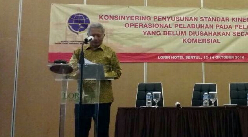 PERATURAN TENTANG STANDAR KINERJA PELAYANAN OPERASIONAL PADA PELABUHAN YANG BELUM DIUSAHAKAN SECARA KOME