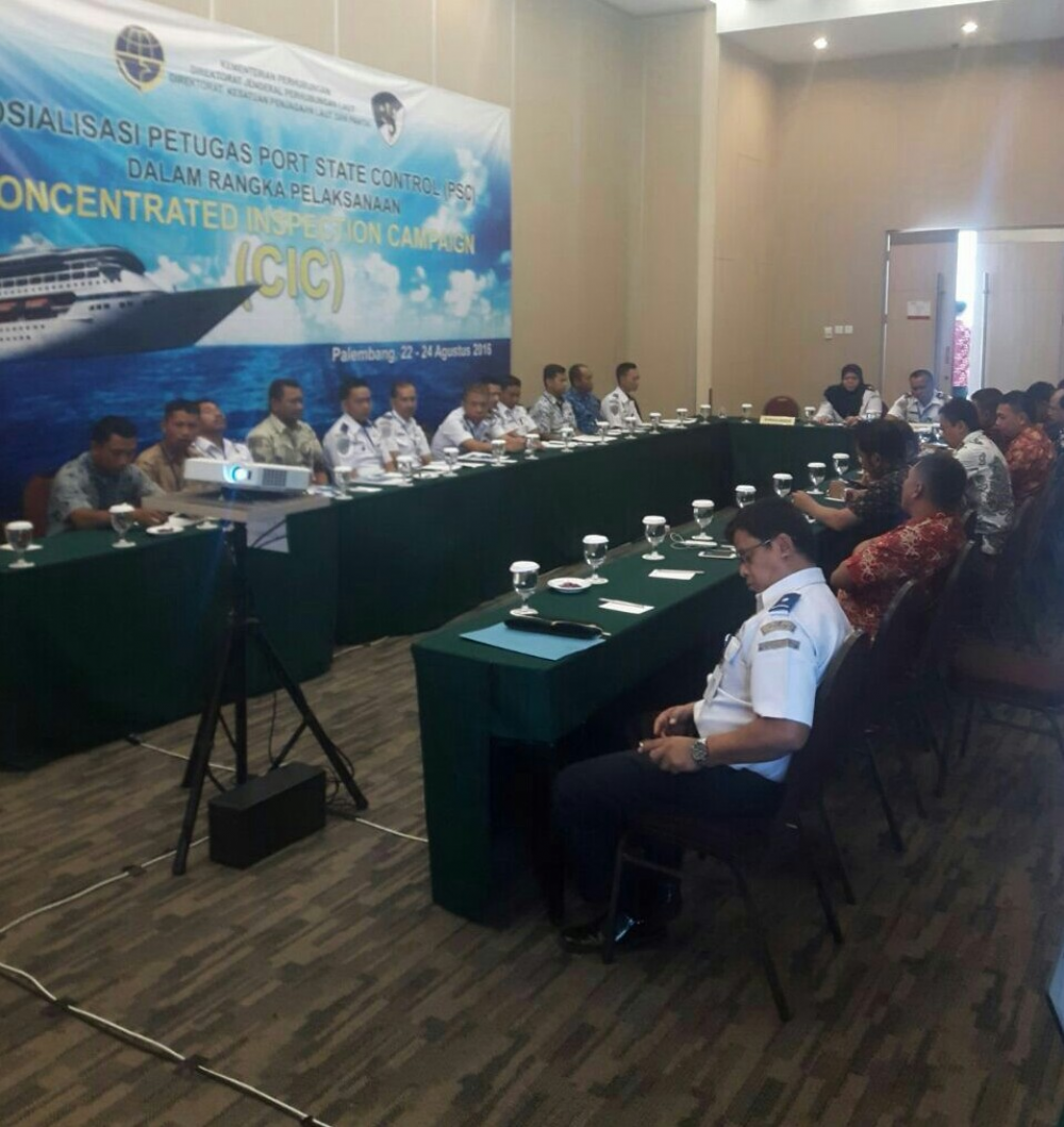 IMPLEMENTASIKAN KETENTUAN TOKYO MoU, DITJEN HUBLA SOSIALISASIKAN CONCENTRATED INSPECTION CAMPAIGN (CIC)