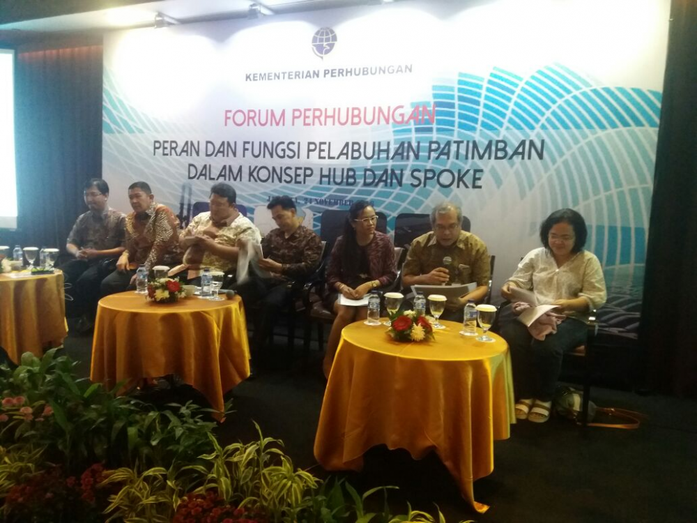 SAMAKAN PERSEPSI, KEMENHUB GELAR FORUM DISKUSI BAHAS PERAN DAN FUNGSI PELABUHAN PATIMBAN DALAM KONSEP HU