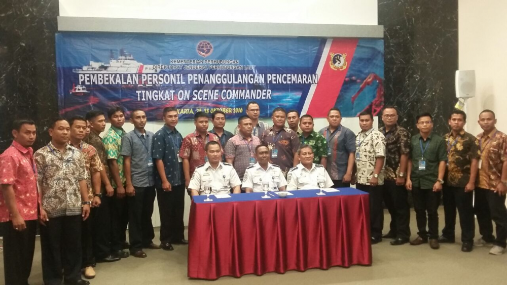 DITJEN HUBLA SELENGGARAKAN PEMBEKALAN PERSONIL PENANGGULANGAN PENCEMARAN