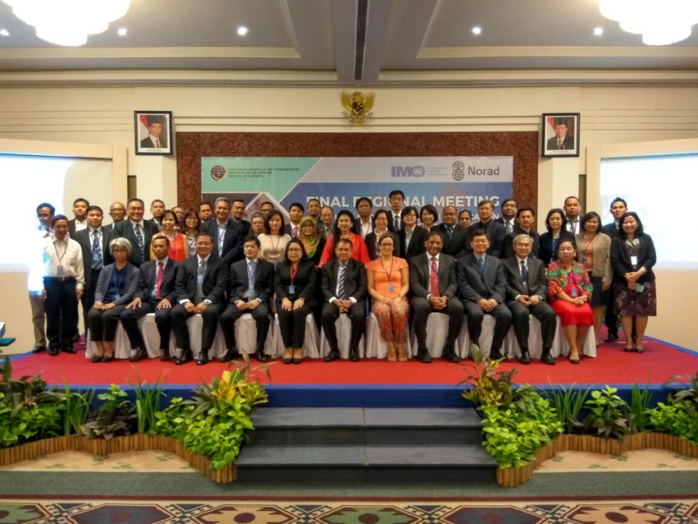 INDONESIA TUAN RUMAH PENYELENGGARAAN THE FINAL REGIONAL MEETING OF IMO-NORAD PROJECT ON RATIFICATION AND