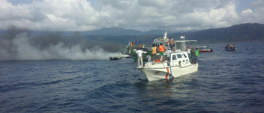 Dirjen Hubla Sampaikan Duka Cita Atas Korban Kebakaran Speed Boat di Ternate